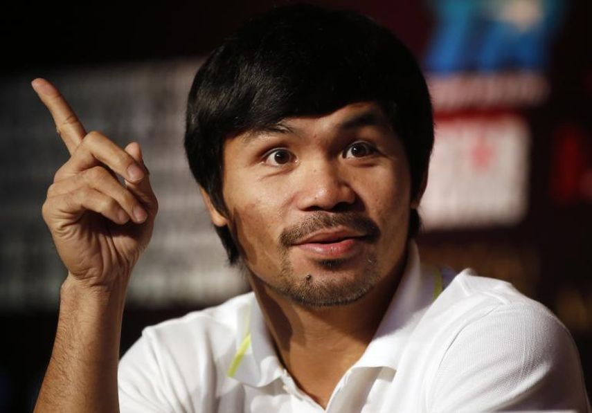 Pacquiao dice que haría lo que fuera por su país. (ARCHIVO)