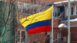 &nbsp;Imagen de archivo de una bandera de Colombia.&nbsp;