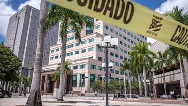 Vista del edificio de la corte federal de Miami, en el sur de la Florida.