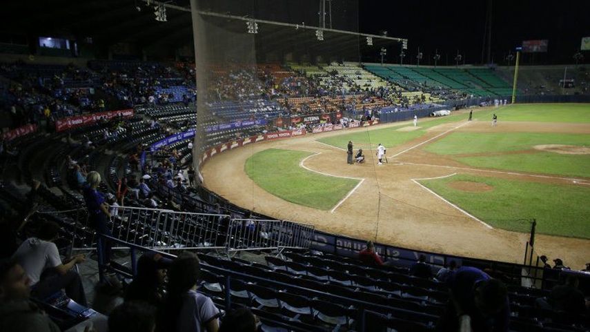 Vista del&nbsp;estadio Universitario de Caracas durante el partido inaugural de la temporada de la liga invernal de Venezuela el martes 5 de noviembre de 2019.&nbsp;