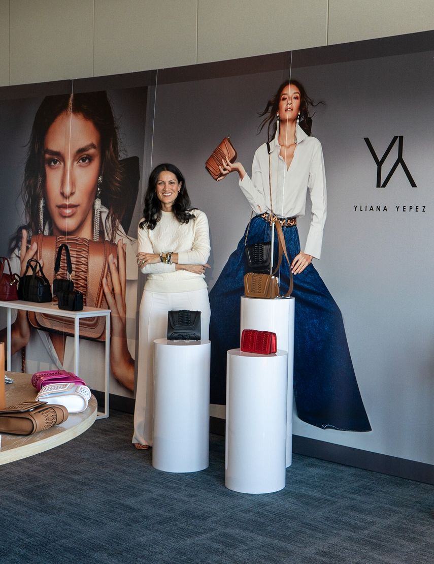 La diseñadora venezolana Ylian Yépez en Miami.