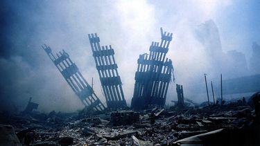 Ruinas de Torres Gemelas, Nueva York, 11 de septiembre de 2001.