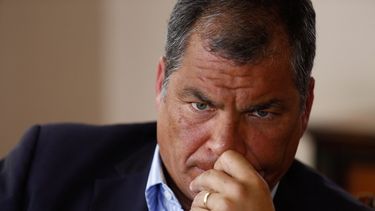 Rafael Correa, expresidente de Ecuador.