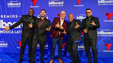 La banda colombiana Grupo Niche asiste a los Premios Billboard de la Música Latina 2024 en el Fillmore Miami Beach en el Jackie Gleason Theatre de Miami Beach, Florida, el 17 de octubre de 2024.