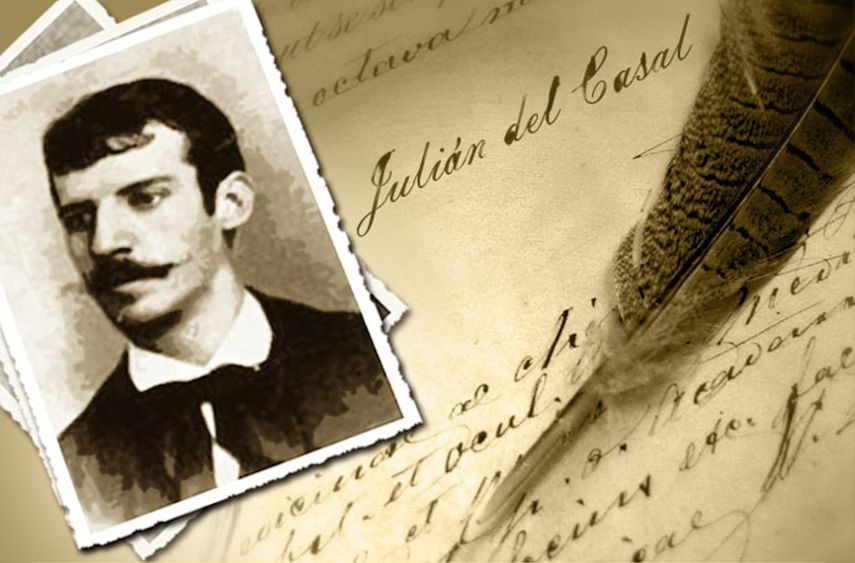 Postal de Julián del Casal.