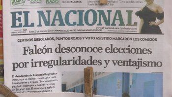 NOTICIA DE VENEZUELA  Portada-del-diario-el-nacional