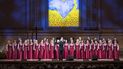 Un número musical de un concierto benéfico para los esfuerzos humanitarios en Ucrania en el Carnegie Hall en Nueva York el 23 de mayo de 2022. Un número musical de un concierto benéfico para los esfuerzos humanitarios en Ucrania en el Carnegie Hall en Nueva York el 23 de mayo de 2022.