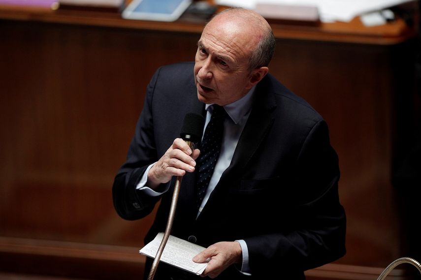 Gérard&nbsp;Collomb, ministro de Interior francés.