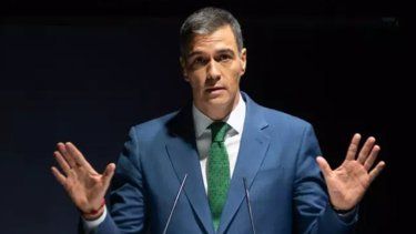 El presidente del Gobierno, Pedro Sánchez
