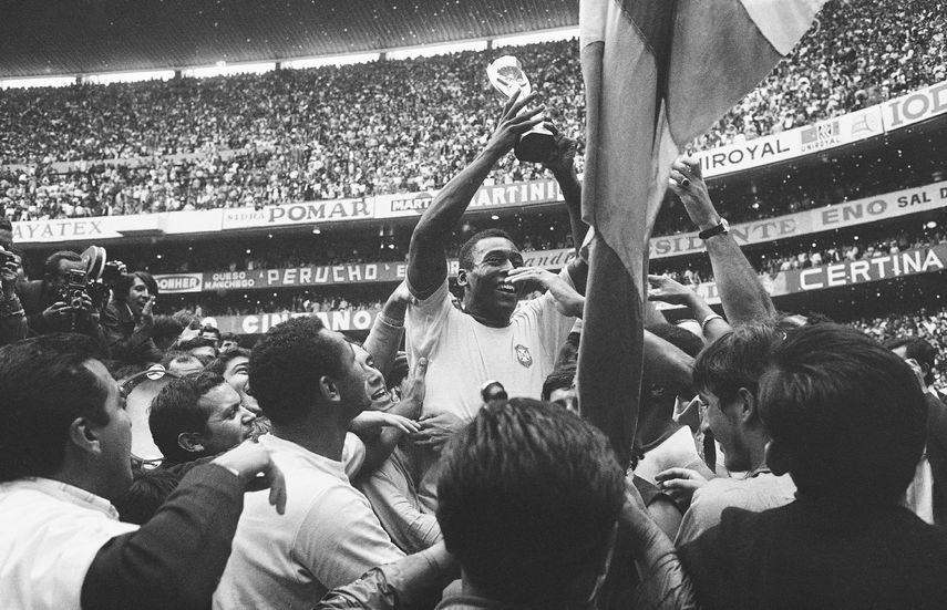 El brasileño Pelé es una leyenda del deporte e inspiración para todos los futbolistas.