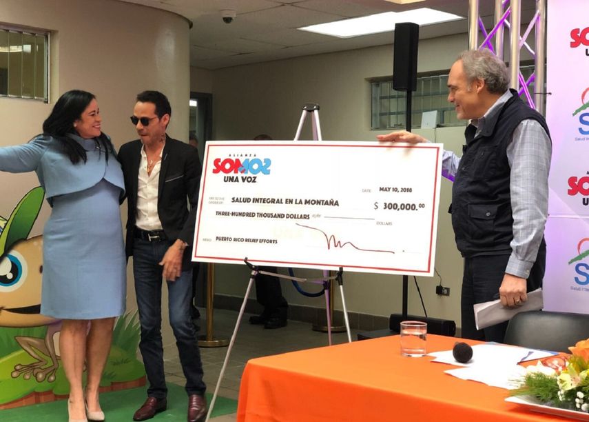 Uno se da cuenta de que falta mucho por hacer, sostuvo Marc Anthony en la conferencia de prensa, en la que estuvo acompañado del presidente emérito y cofundador de CHF, Irwin Redlener, y la directora ejecutiva de SIM, Gloria Del Carmen Amador.