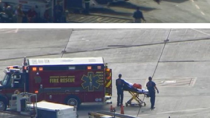 Los heridos fueron trasladados hasta centros asistenciales al Broward Health Medical Center.