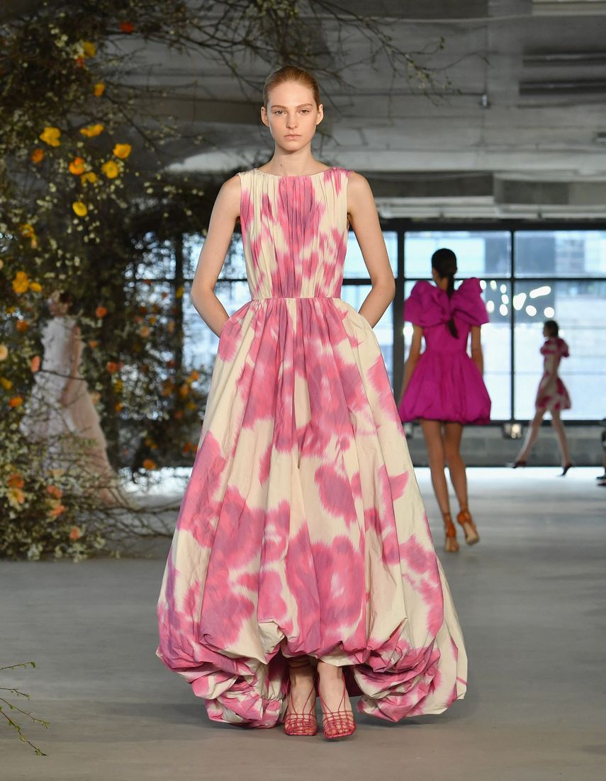 Una de las creaciones del diseñador Jason Wu en la pasarela de la Semana de la Moda de Nueva York.
