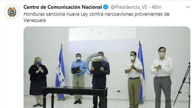 Embajador de Guaidó en Honduras destaca ley que puede frenar el narcotráfico