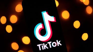 El logo de la plataforma tecnológica china Tiktok.