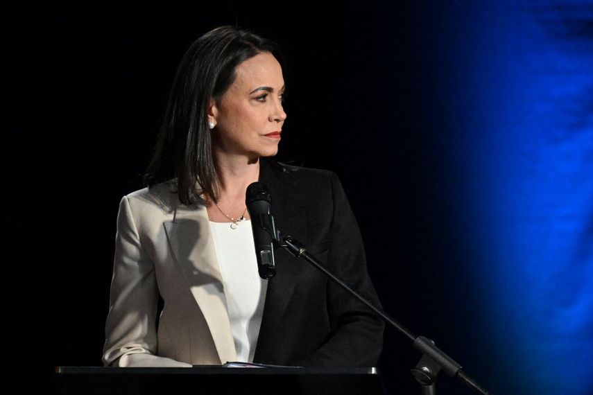 María Corina Machado asomó que el control del Banco Central y la existencia de dos monedas serían parte de su plan contra la inflación en Venezuela. &nbsp;