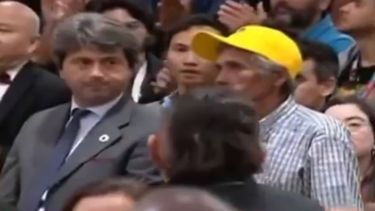 Captura de pantalla del coordinador residente de la ONU en Venezuela, Gianluca Rampolla, en el evento contra el fascismo de Nicolás Maduro