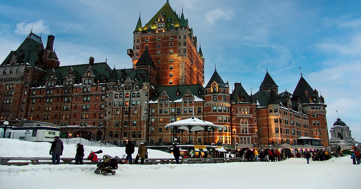 Quebec City, ready for winter carnival