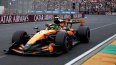 El piloto británico de McLaren, Lando Norris, conduce durante la sesión de clasificación del Gran Premio de Australia de Fórmula Uno en el Circuito Albert Park en Melbourne el 7 de marzo de 2026.&nbsp;
