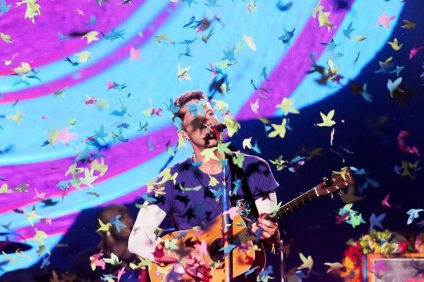 El cantante de la banda británica Coldplay, Chris Martin. (EFE)