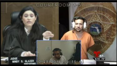 Ramos Corena compareció en una corte de fianza tras ser detenido por agentes de Miami Dade.