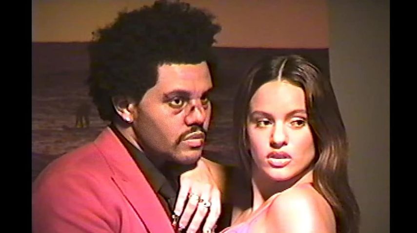 Los cantantes The Weeknd y Rosalía.&nbsp;