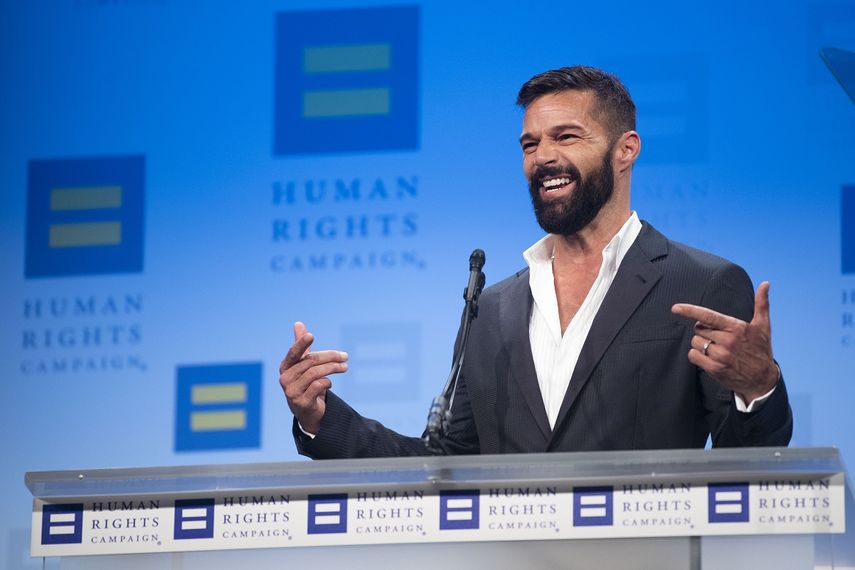 El cantante y activista Ricky Martin fue agasajado este s&aacute;bado 28 de septiembre con el Premio Visibilidad de la Human Rights Campaign.
