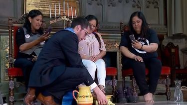 La ceremonia en la Cuarta Iglesia Universalista, en&nbsp;Manhattan.