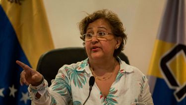 Tibisay Lucena, rectora del Consejo Nacional Electoral (CNE)