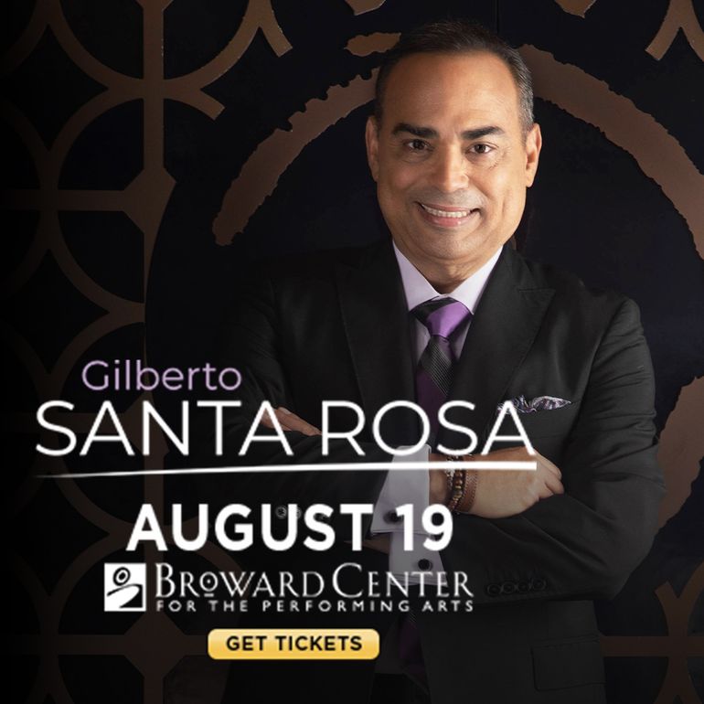 El salsero boricua Gilberto Santa Rosa