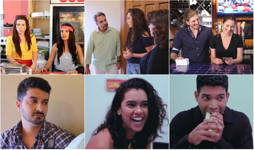 Collage con fotogramas de un episodio de la serie Miami Fusion.&nbsp;