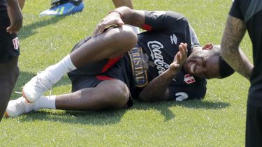 El jugador sufrió un traumatismo cráneo encefálico durante la sesión de entrenamiento del sábado.