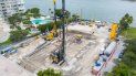 Imagen de la ejecución de Una Residences en la orilla de la Bahía de Biscayne, en Miami. Imagen de la ejecución de Una Residences en la orilla de la Bahía de Biscayne, en Miami.