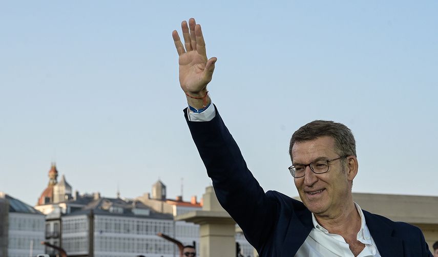 El líder del Partido Popular, Alberto Núñez Feijóo, podría ser el próximo presidente del Gobierno español.