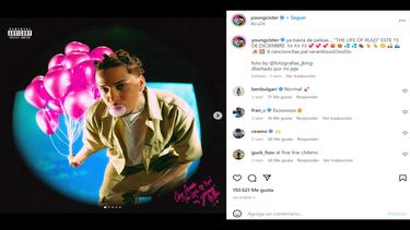 El músico chileno Young Cister.