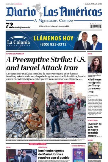 Edición semanal del 6 al 12 de marzo de 2026 Edición semanal del 6 al 12 de marzo de 2026