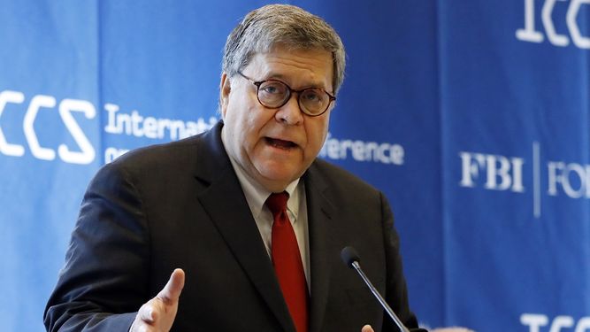 William Barr,&nbsp;secretario de Justicia de EEUU, en una imagen del 23 de julio de 2019.