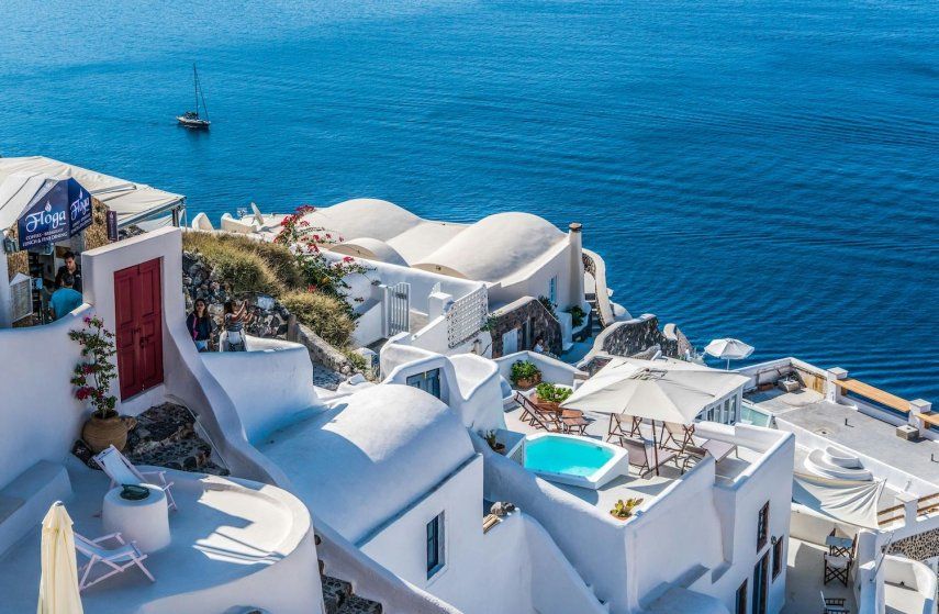 Santorini, Grecia.&nbsp;