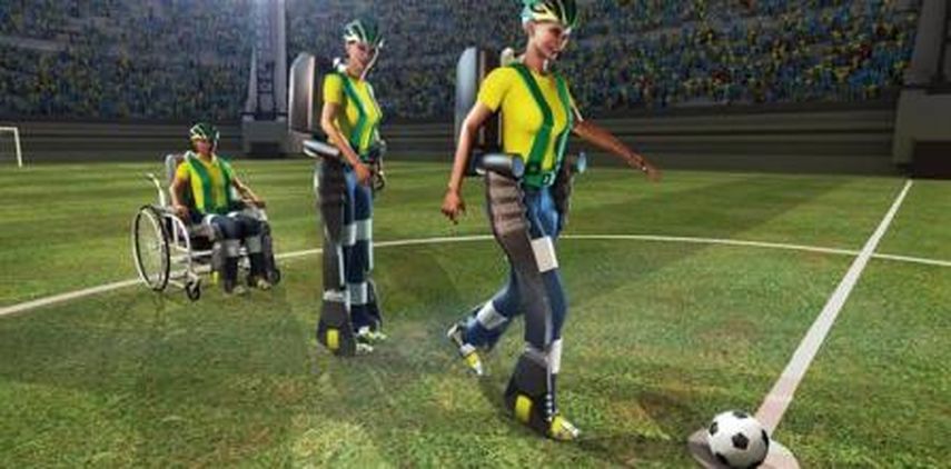 El traje fue bautizado como BRA-Santos Dumont, una combinación entre la palabra Brasil y el padre de la aviación brasileña  (Foto: Walk Again Project)