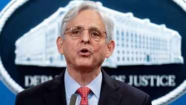 El secretario de Justicia en conferencia de prensa desde el Departamento de Justicia en Washington.