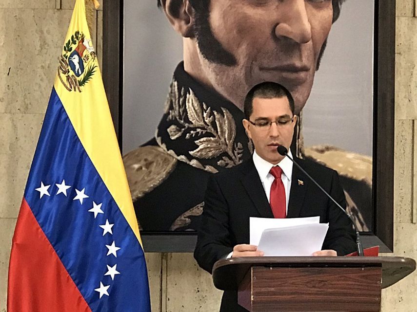 El canciller venezolano, Jorge Arreaza.