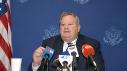 Mike Hammer, jefe de la misión diplomática de Washington en La Habana