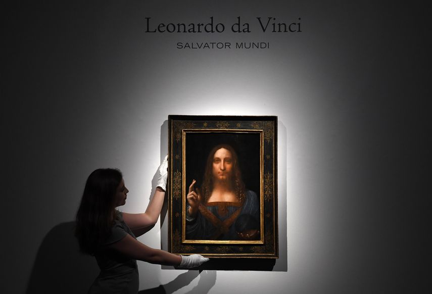 Salvator Mundi de&nbsp;Leonardo Da Vinci.
