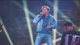 Carlos Vives ensaya para la ceremonia de los Latin AMAs 2023, llevados a cabo el 20 de abril, en el MGM Grand Arena en Las Vegas.