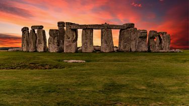 El círculo megalítico de Stonehenge, ubicado en Inglaterra.