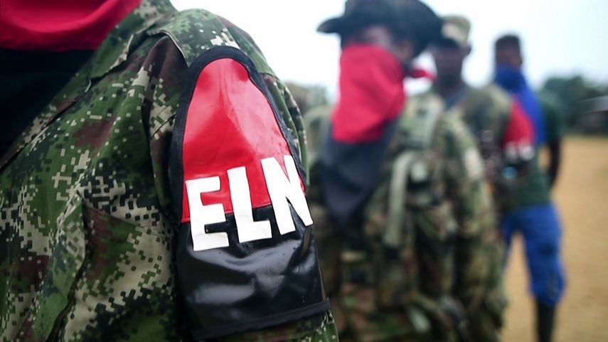 Miembros de la guerrilla del ELN en Colombia.