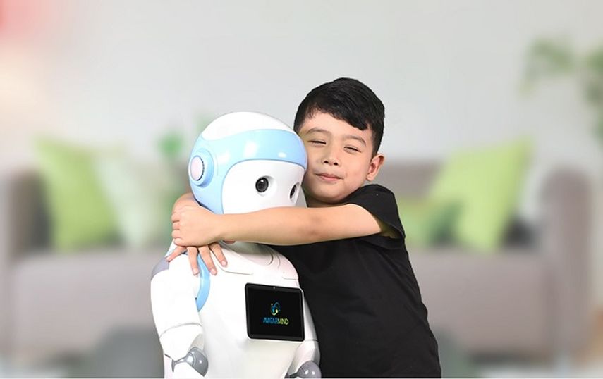 El robot iPal como compañero de juego, en una imagen de archivo tomada en San José, EEUU. (dpa)