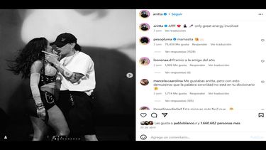 Peso Pluma y Anitta en Coachella 2024.