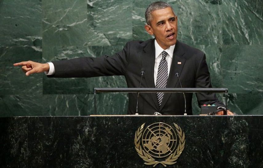 El presidente estadounidense Barack Obama durante su intervención ante la ONU. (EFE) 
