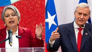Los candidatos presidenciales Jeannette Jara y José Antonio Kast.